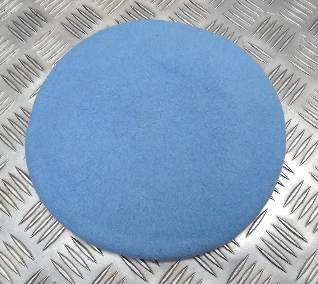 Light Blue Beret Genuine Hobson London Manufactures Sample 6 3/8