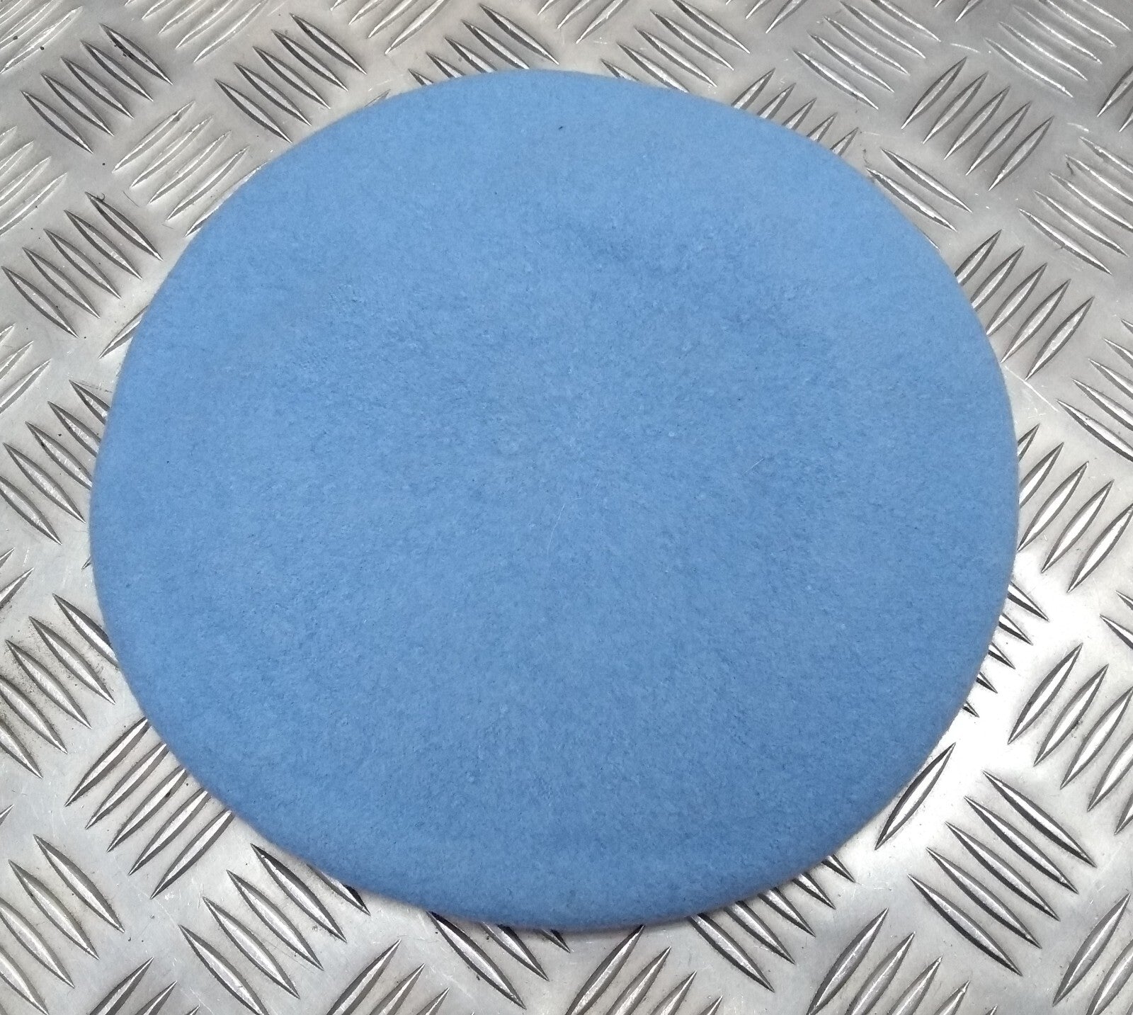 Light Blue Beret Genuine Hobson London Manufactures Sample 6 3/8
