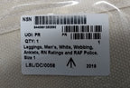RN Royal Navy Ratings Anklets White Cotton Canvas Webbing Leggings / Ankle Gaiters RAFP