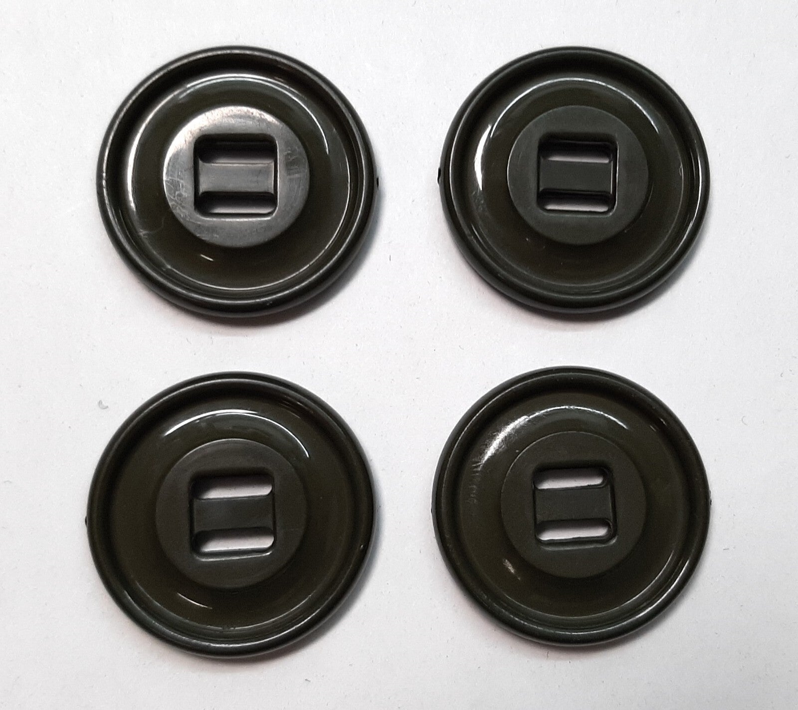 Double Slot Buttons UK Made for Parkas and Smocks