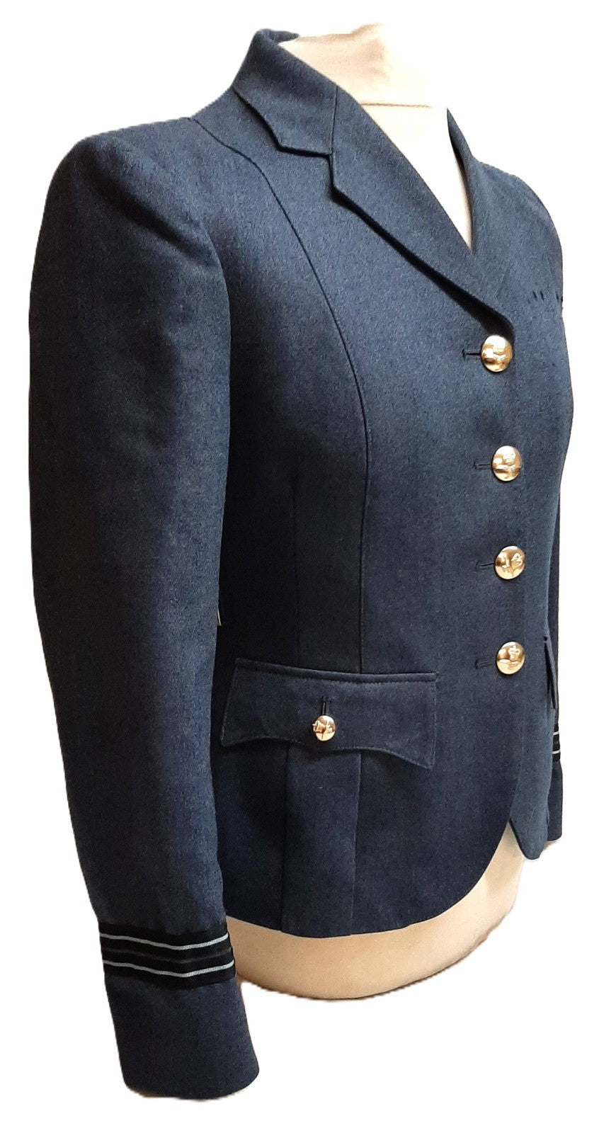 RAF Womans Royal Air Force Jacket No1 Dress OFC / WOs WRAF Blue Grey Colour Size 100cm Reg
