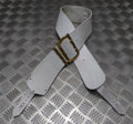 Buff Leather Strap Household Cavalry Cross Belt Including Brass Buckles H Cav