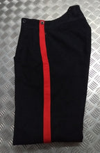 Vintage No1 Trousers 1955 British Army Dress Old Pattern 1" Red Stripes Uniform