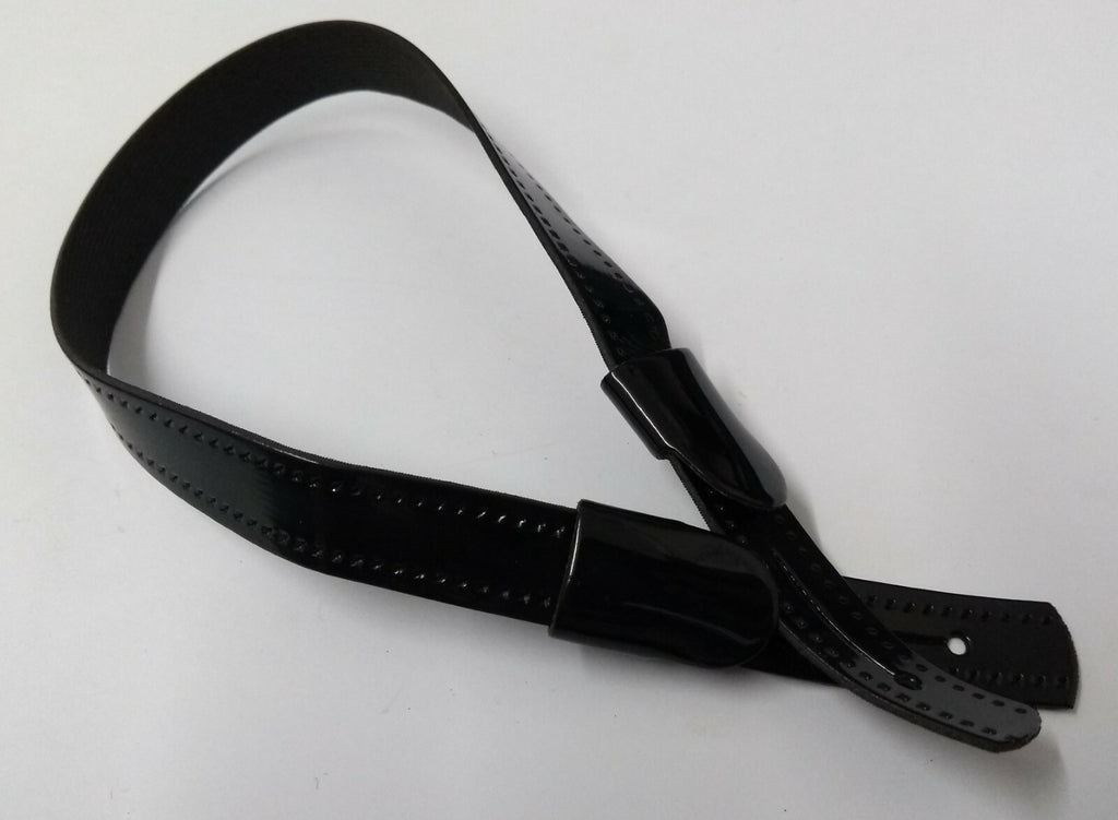 Chin Strap Issue Non Adjustable 1/2" Wide Button Eyelet Hi Sheen