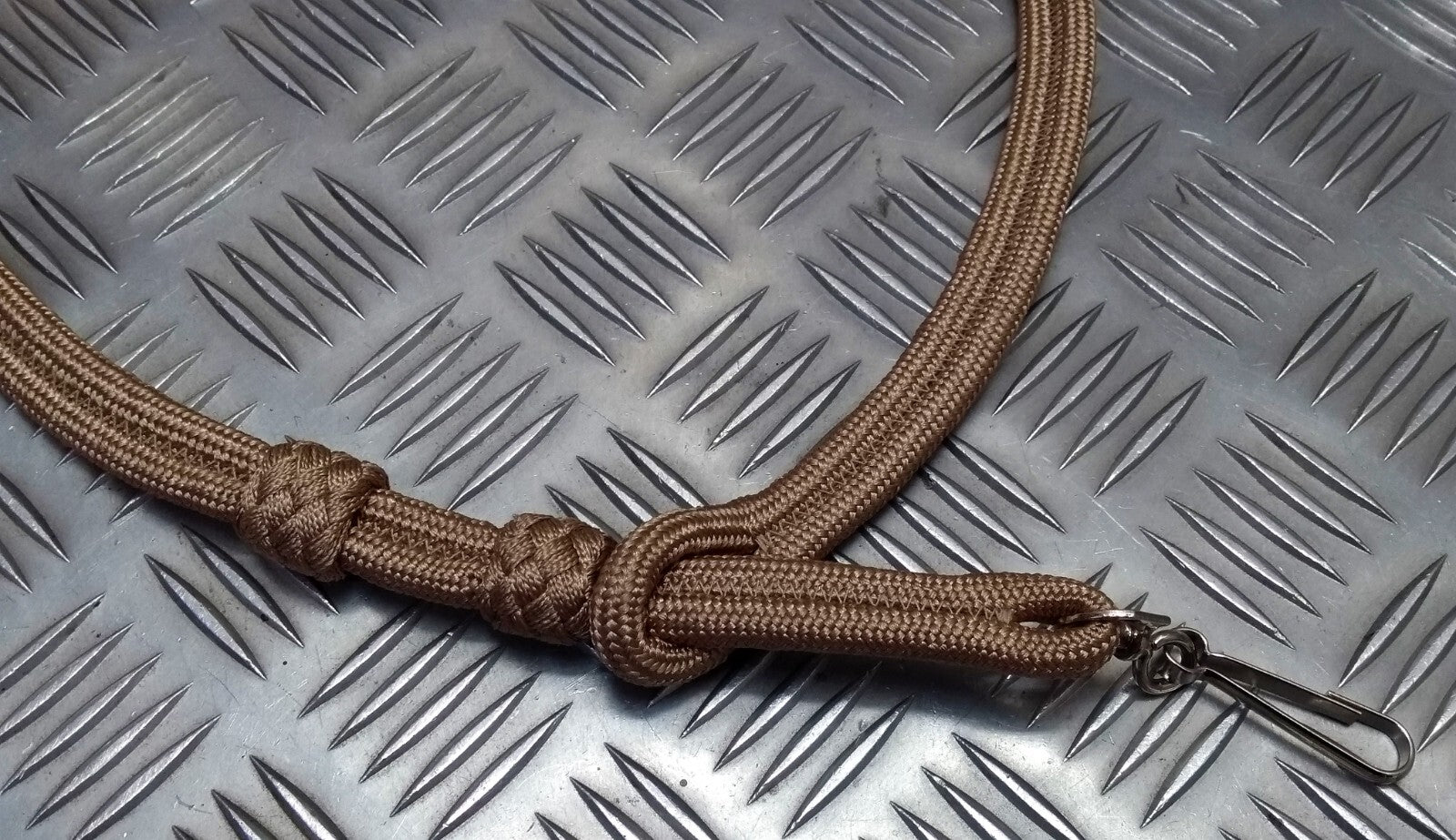 Oman Issue Officers Lanyard Cord For Ceremonial & Parade Duties Silver Khaki