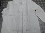 Food Handlers Shirt White Unisex Size Large Long Sleeve, Harrison Field - NEW