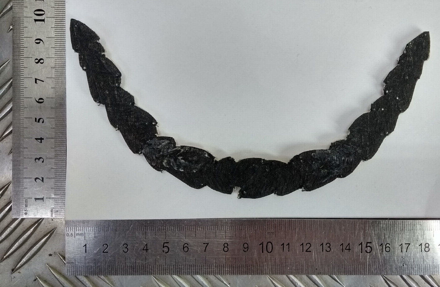 Silver Wire Oakleaf Applique Scrambled Egg Braid Garnish Cap Peak British Made