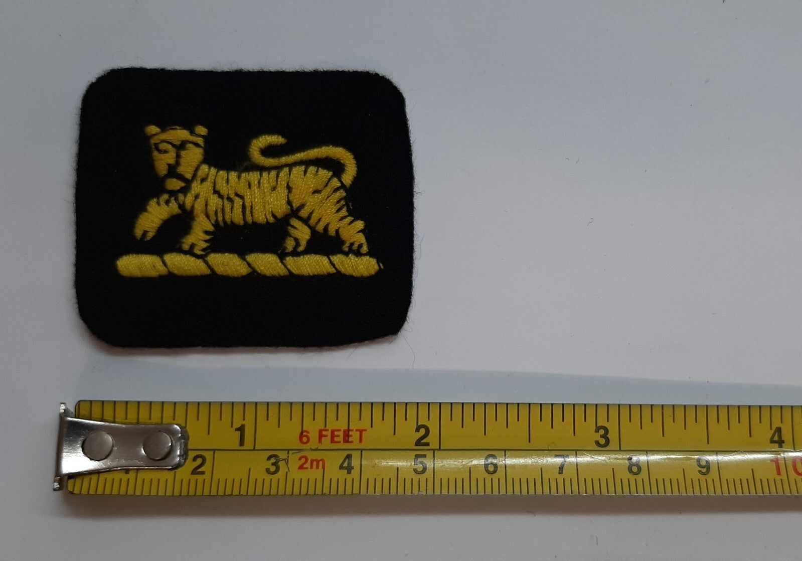 PWRR Tiger Badge British Army Dress Patch Princess of Wales's Royal Regiment