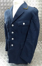 RAF Royal Air Force Vintage German Airforce Luftwaffe Dress Parade Jacket Bund De-Badged