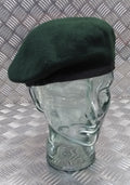 Dubai Green Beret Hobson of England Lined Wool Cap New Old Stock 7 3/4