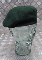 Dubai Green Beret Hobson of England Lined Wool Cap New Old Stock 7 3/4