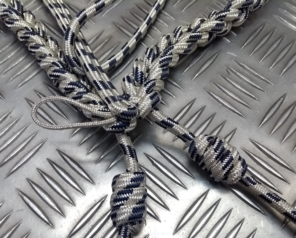 Oman Silver Aiguillette Senior Officer Blue Fleck Ceremonial UK Made