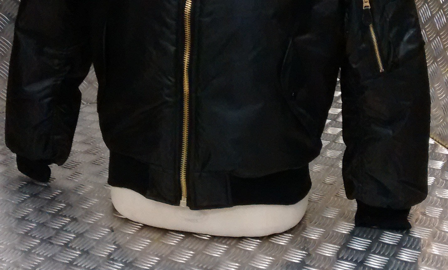 MA1 US Style Bomber Jacket Black - NEW
