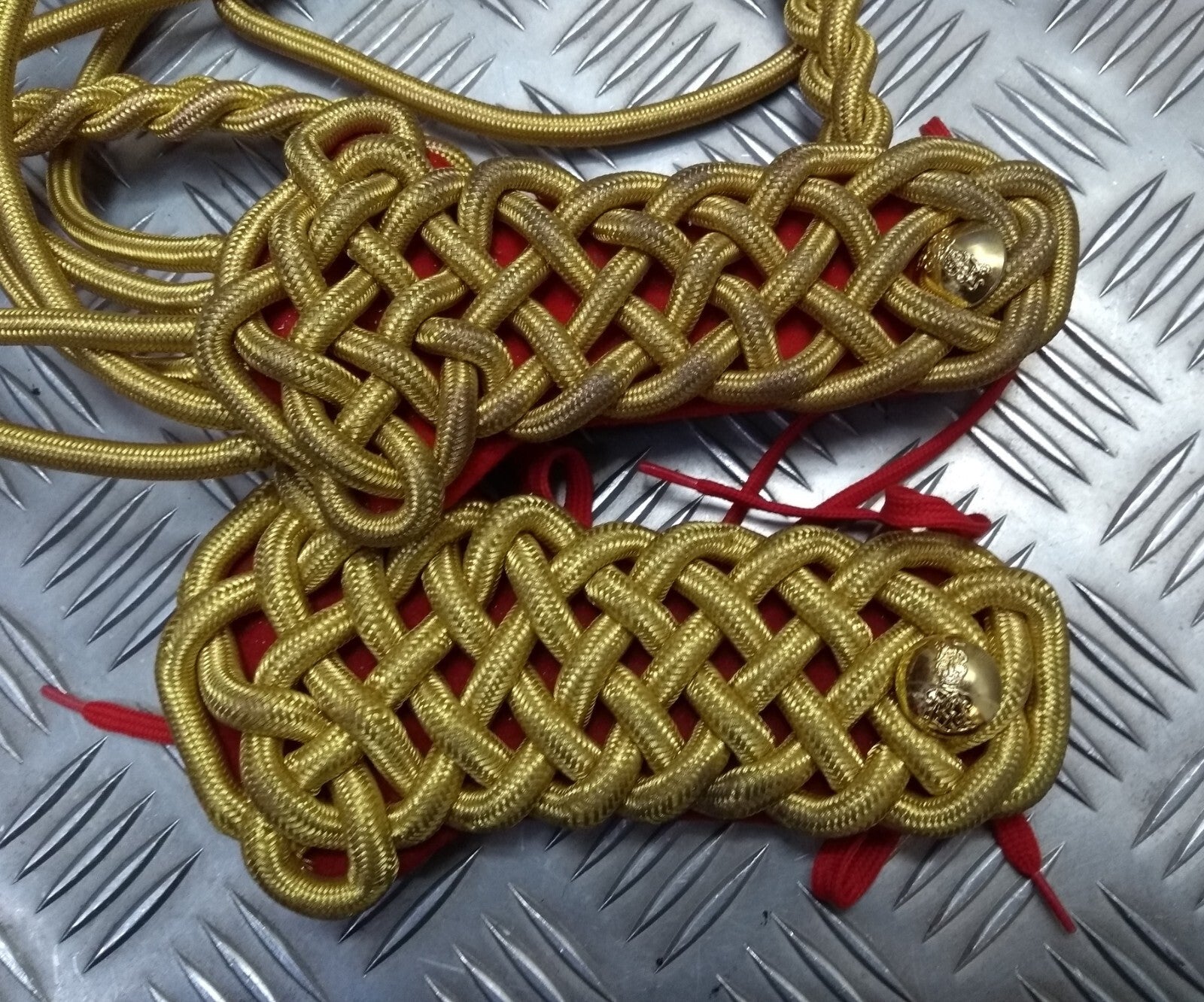 Aiguillette HCav British Army The Life Guards Household Cavalry With Boards