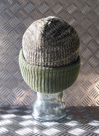 Brand New Three (3) Hole Balaclava / Beanie Hat - Very Warm - Green Camouflage