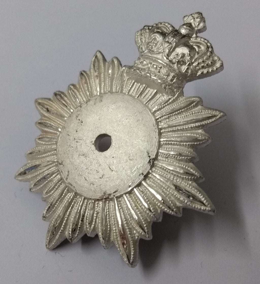 Vintage Royal Crown Hat Badge No Center Insignia British Pattern