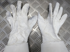 British Army Household Cavalry White Leather Gauntlet Parade Gloves Size 9.5
