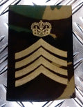 British Drum Major DPM Rank Slide / Epaulette Army Camo - NEW