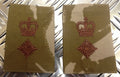 Genuine British Army Desert Camouflage LIEUTENANT COLONEL Rank Slides - NEW