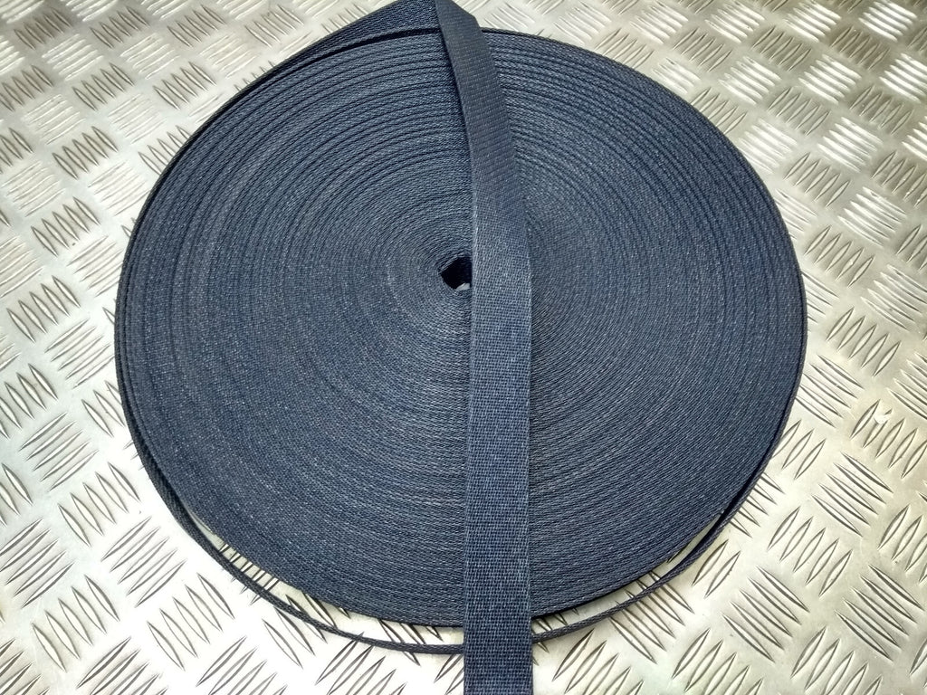 British Army Ceremonial Dark / Navy Blue Parade Courlene 32mm Sling Web Material