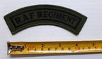 RAF Royal Air Force Badges 1 X Chest Tape / Bar 1 Pair Shoulder mudguards OD Green