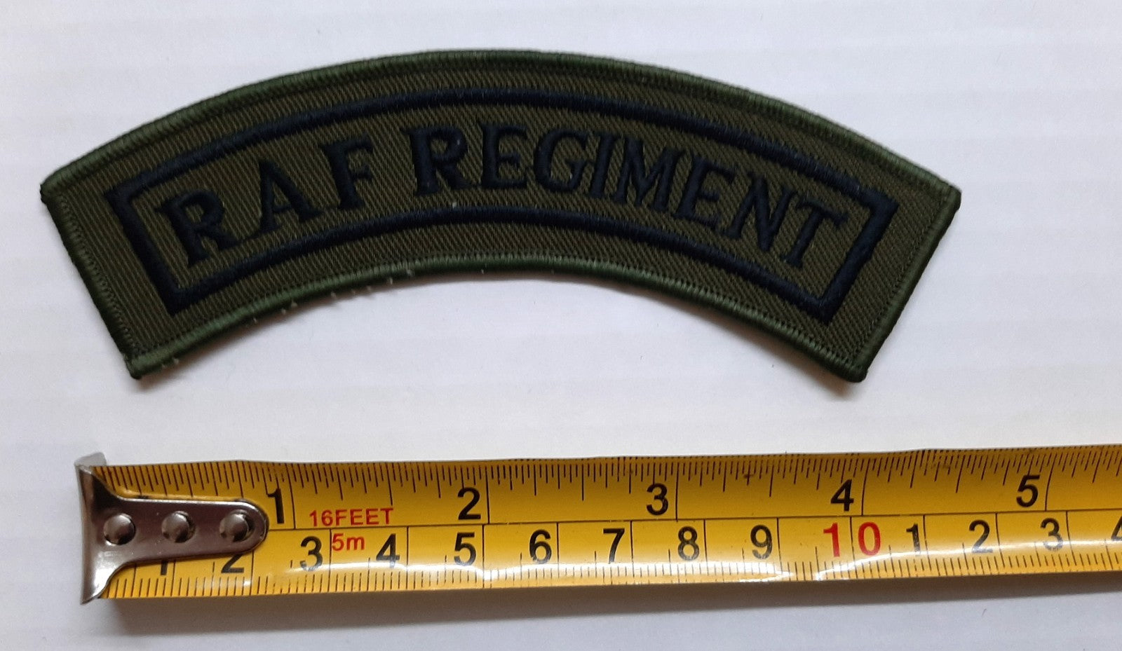 RAF Royal Air Force Badges 1 X Chest Tape / Bar 1 Pair Shoulder mudguards OD Green