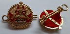 Badges and Buttons British Made 17 Piece Set For Collectors