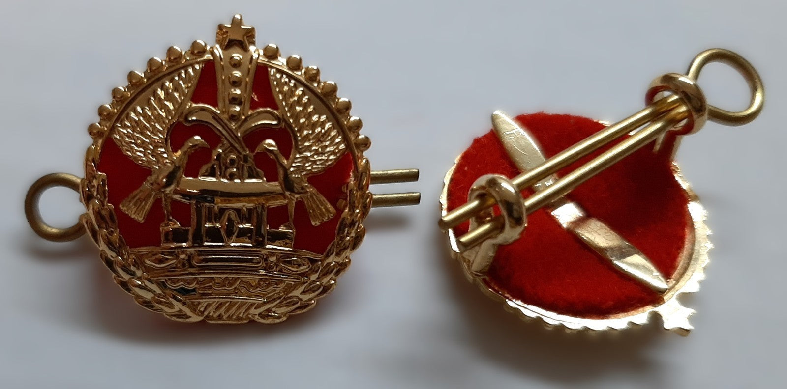 Badges and Buttons British Made 17 Piece Set For Collectors