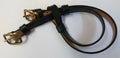 Genuine British Army RHG & H Cav Brass Bridle Twin Crown Buckle Strap