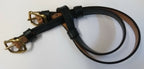 Genuine British Army RHG & H Cav Brass Bridle Twin Crown Buckle Strap