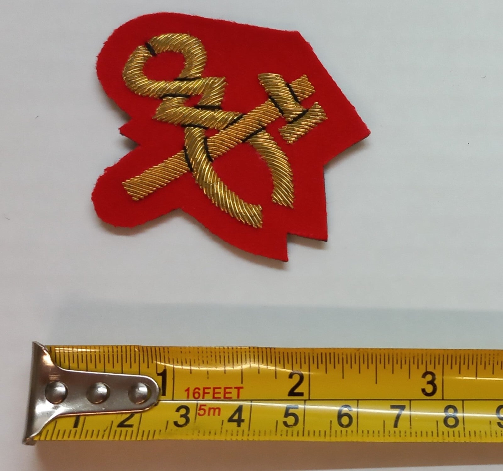 No1 Craftsman Badge Cross Tools British Army Embroidered Braided Insignia Patch