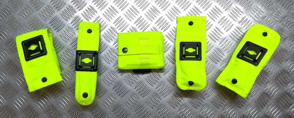 Aegis Pouch Set 5 PC Hi Viz Molle Vest Accessory Pouches Twist Click Interlock