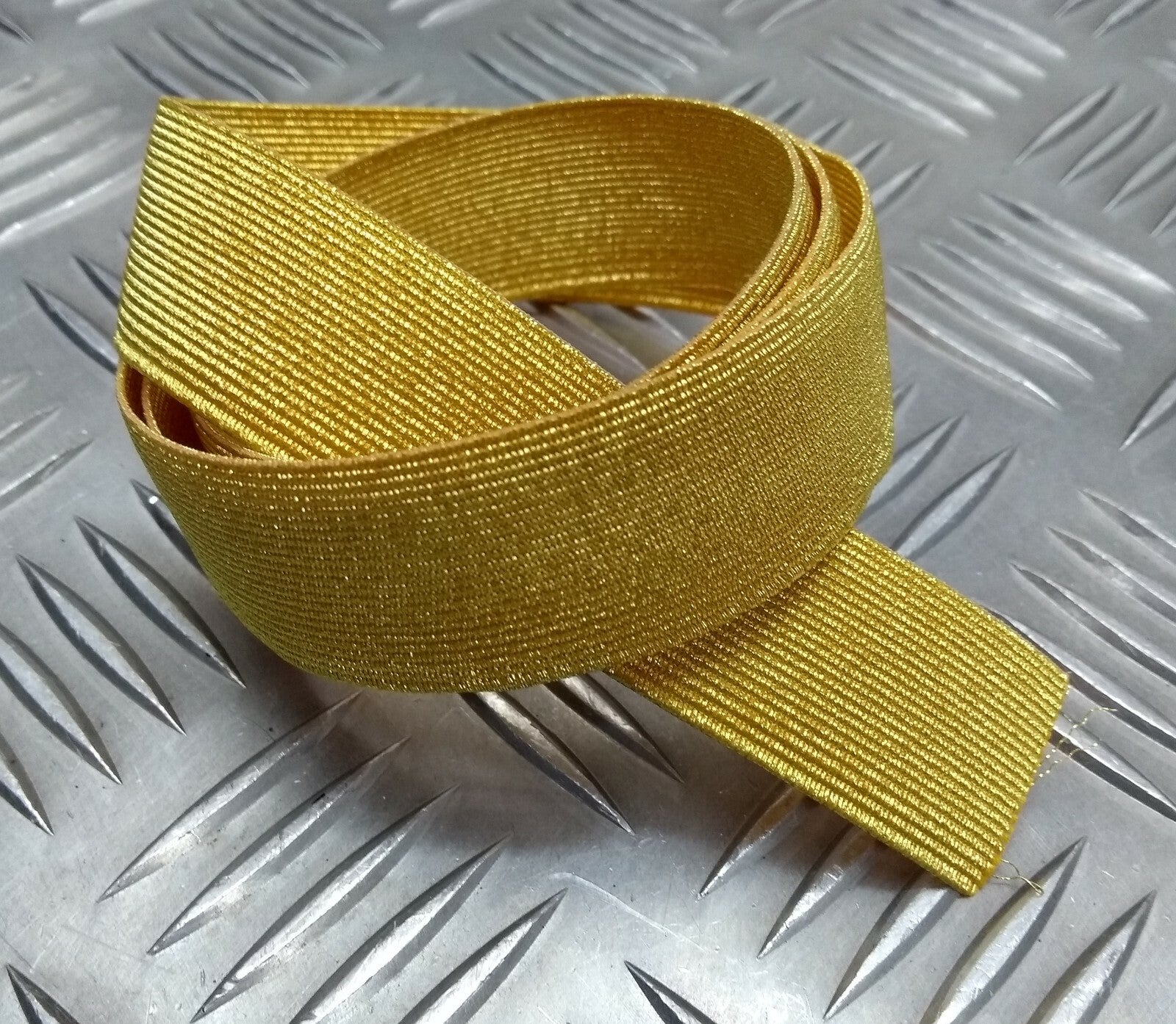 Genuine Vintage British Issue 23mm Gold Corded Rank Lace Braided Tape