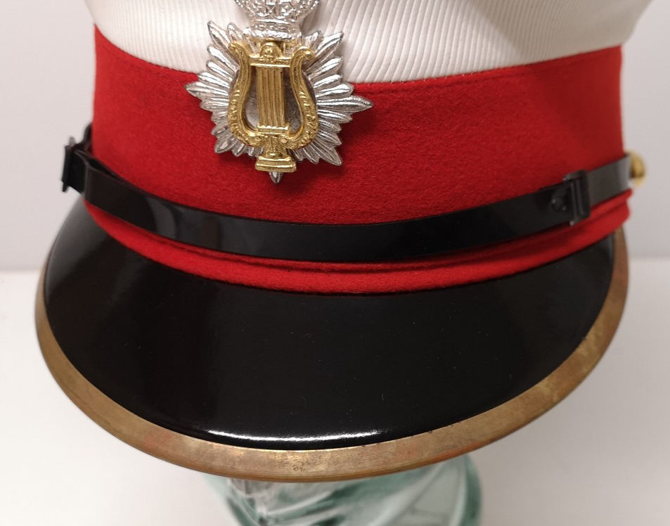 Havering Marching Band Style Sample Peaked Cap with Hat Badge 55cm