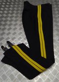 Vintage British Army No1 Overalls Trousers BDS 1964 Yellow Stripe G.D.S Unissued