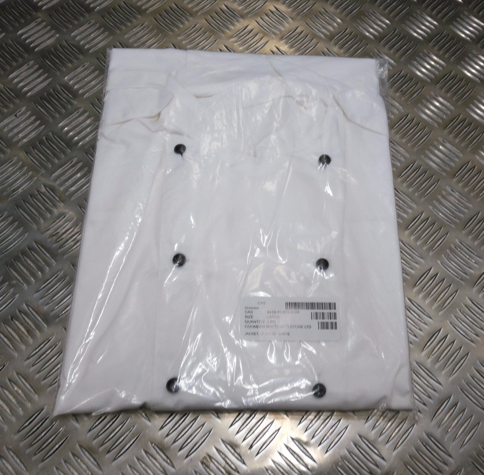 Genuine British Royal Navy Chefs Whites Top Neckerchief & Hat Set - All Sizes
