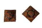 Officer Rank Stars British Army 3/4" (Gold) Hand Embroidered H/E Insignia 1 Pair