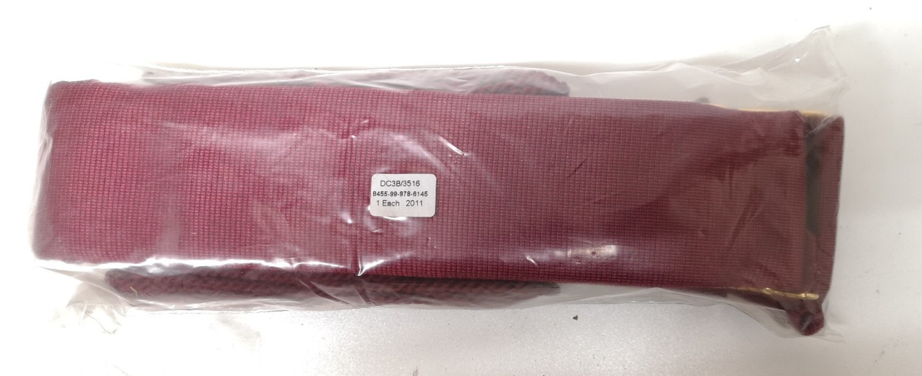 Crimson Silk Waist Sash Dress Ceremonial & Parade- New