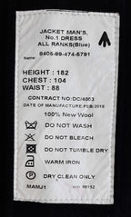 British Army No1 Dress Jacket A/R British Pattern Number 1 Tunic R.E Buttons Shoulder Straps