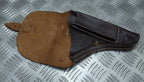 Vintage Holster Leather Unknown Pistol Side Arm Holster Faulty