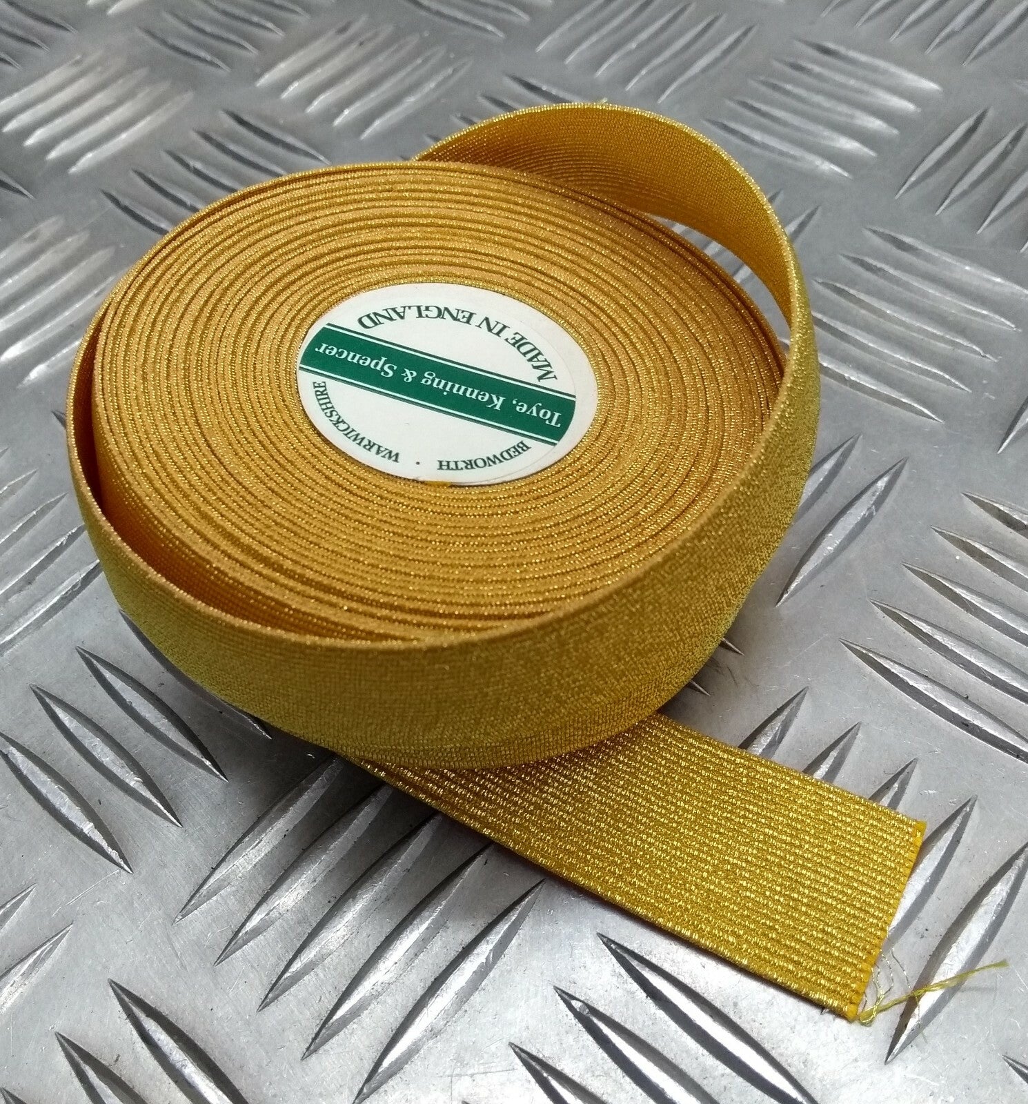 Genuine Vintage British Issue 23mm Gold Corded Rank Lace Braided Tape