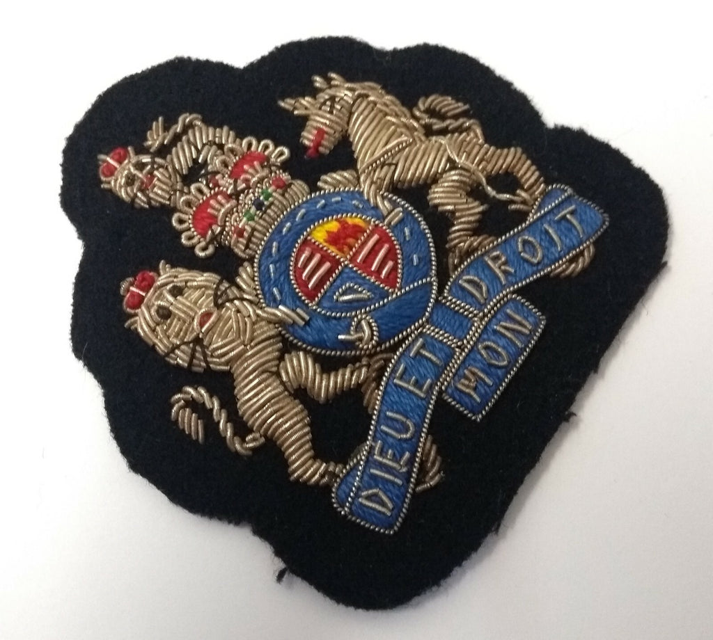 Genuine Vintage British Silver Warrant Officer Class 1 Badge