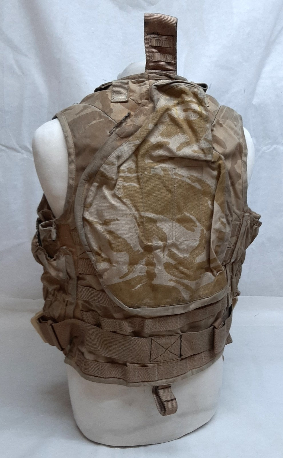 Camo Life Preserver MK60M British Forces Desert Pattern Jump Vest With Harness