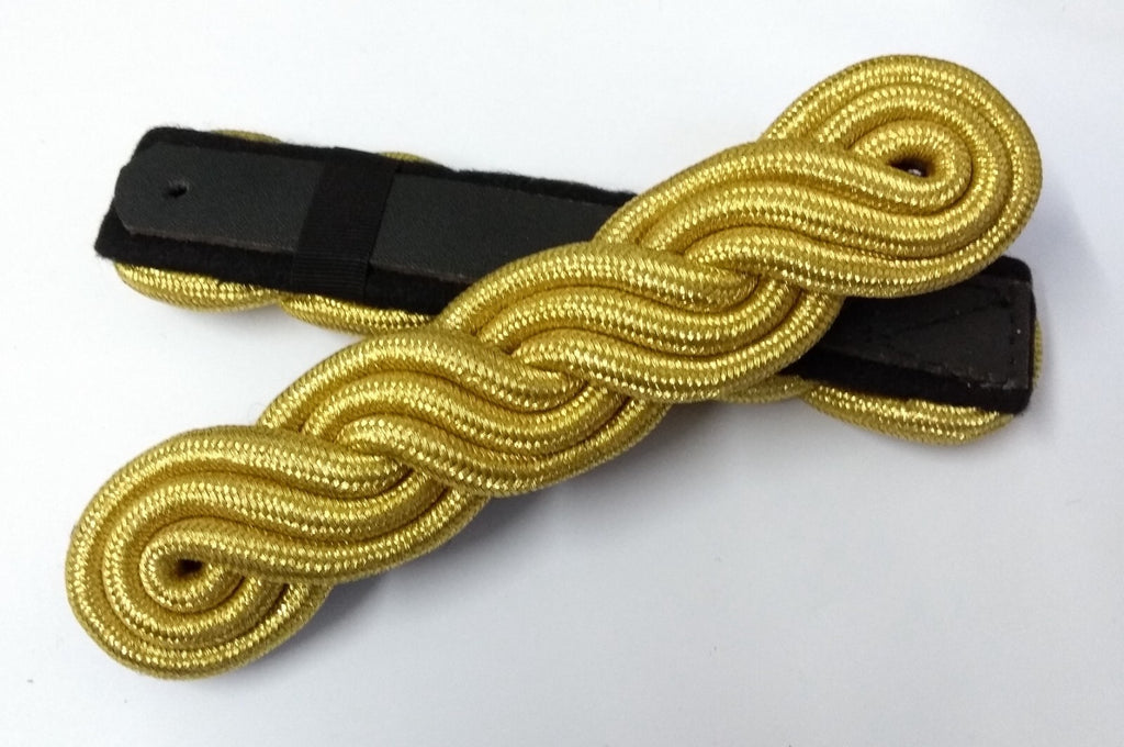Shoulder Cords Gold Ceremonial Parade Issue No Insignia Made in the UK