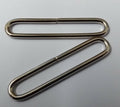 Mil-Spec 2" Nickel Plated Belt Loop Seam Over Adjuster Non Locking 1 Pair - NEW