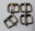 Genuine Specification 5/8" Nickel Plated Small Roll Buckles X4 STD42