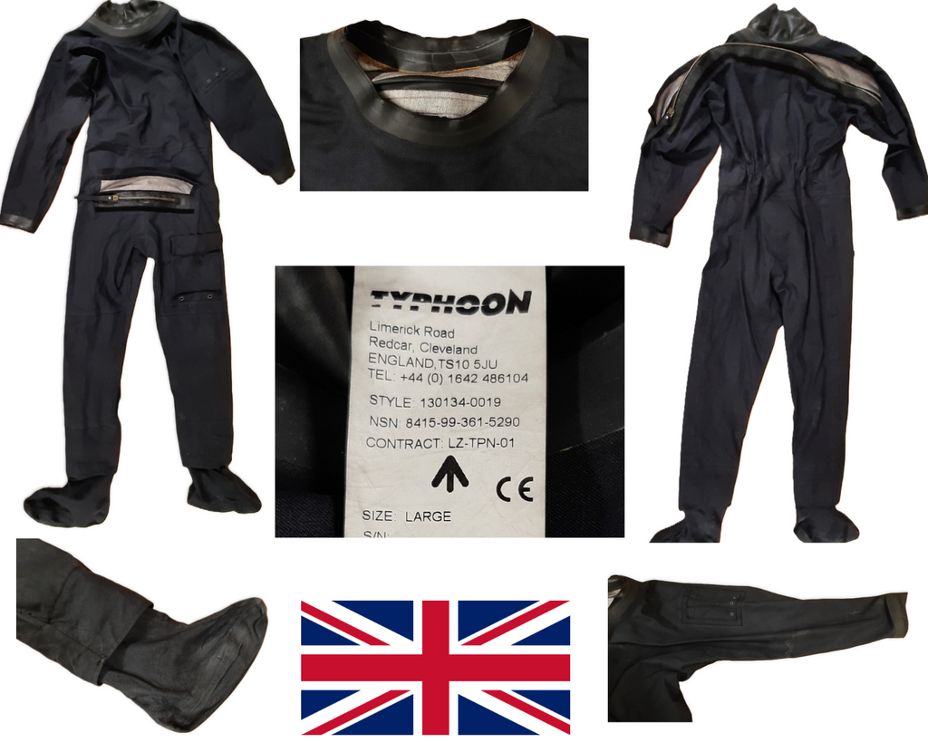 Typhoon SBS Immersion Suit SAS FRIS Surface Dry Suit British Special Ops G Tex