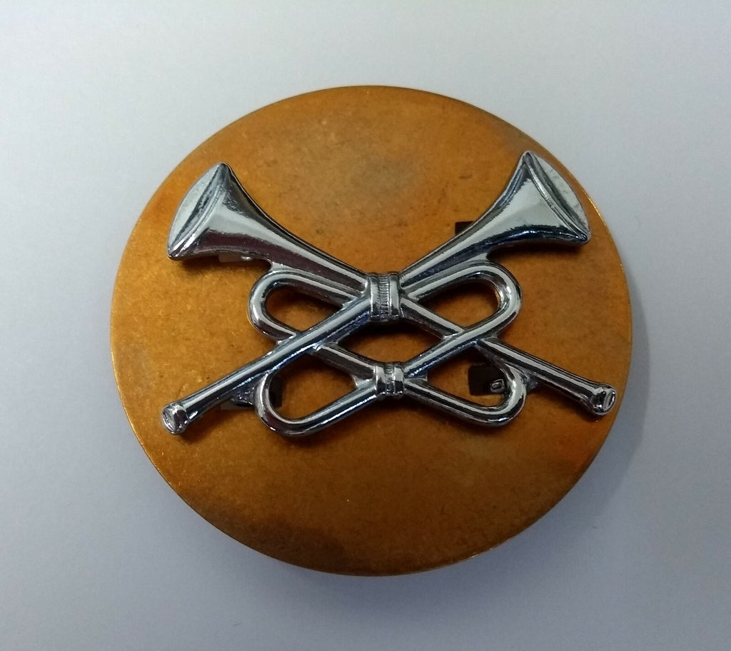 Qualification Crossed Trumpet badge Chrome Colour