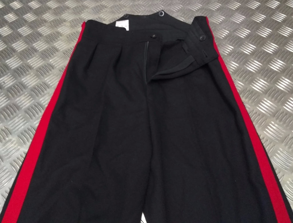 No1 Dress Trouser Single 1" Red Stripes A/O Ranks British Pattern All Sizes