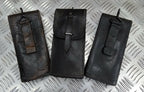 Vintage Issue Leather Utility Pouch With Belt Loop & Ring